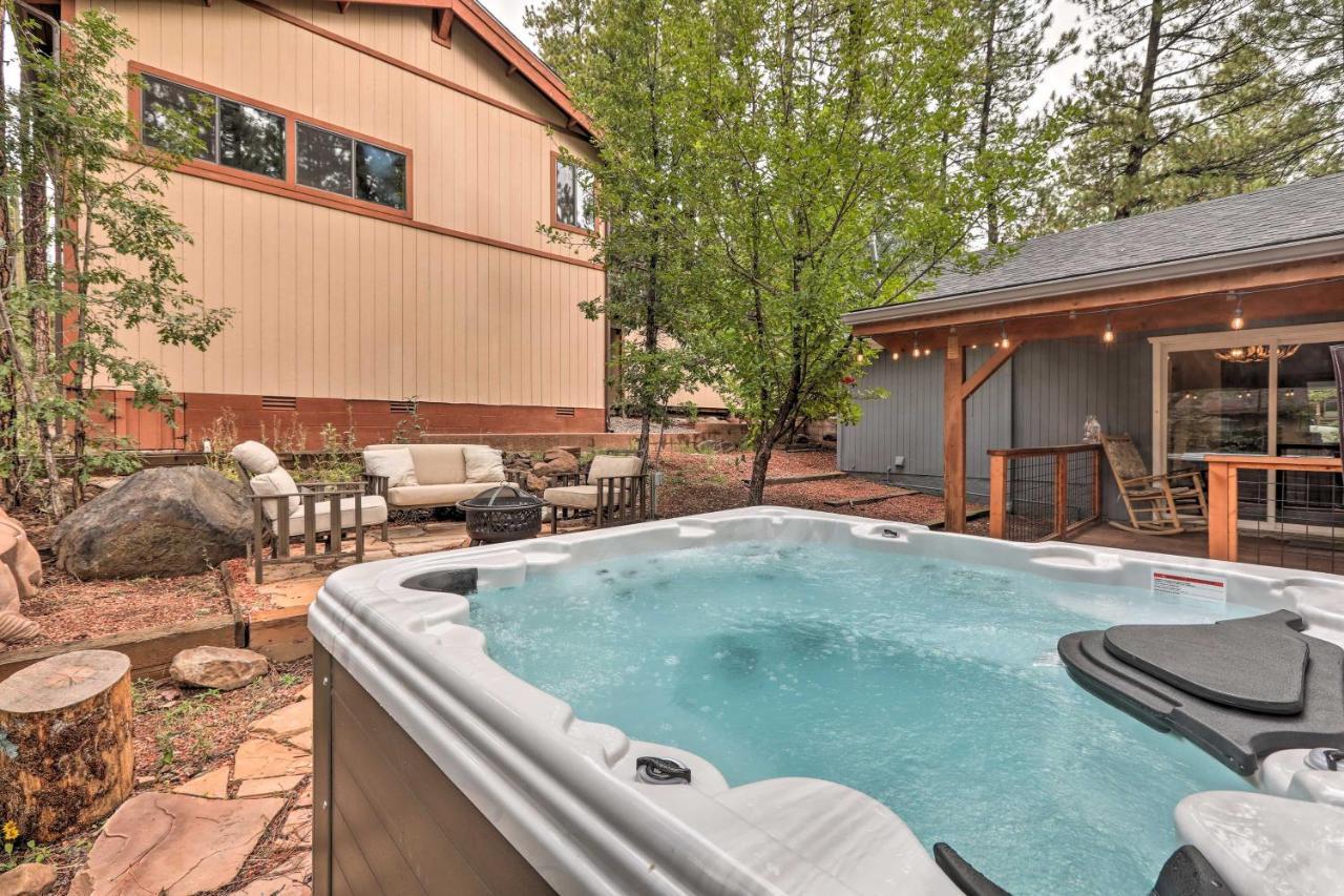Pet-Friendly Munds Park Cabin With Hot Tub And Patio מראה חיצוני תמונה